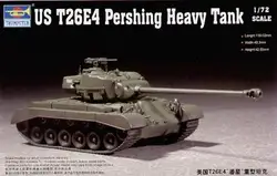 Труба 07287 1: 72 T26E4 тяжелый танк Модель Ассамблеи Модель