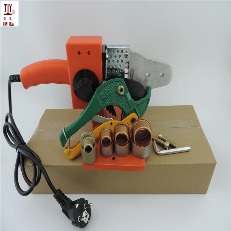 JIANHUA With 42mm pipe cutter 16mm-32mm Ppr Welder, Water Welder, Temperature Controled Plastic Pipe welding machine 1 set non stick coating dn16 32mm head ppr welding machines plastic pipe welding machine welder machine ac 220v 800w