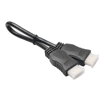 

New 20cm HDMI 1.4 Cables Black Male To Male HDTV Cable Gold Plated 28 AWG Cat 2 / CL2 / FT4 HDMI To HDMI Cable