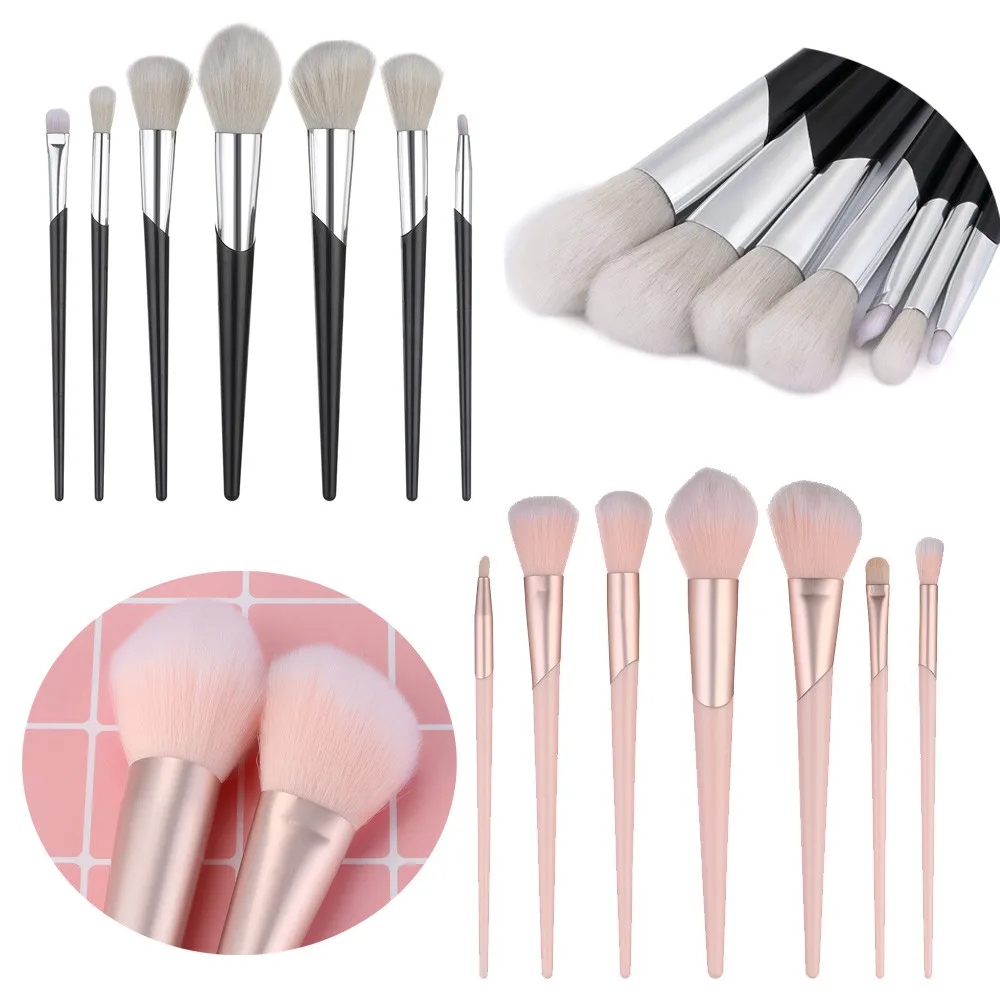

7 PCS Wooden Foundation Cosmetic Eyebrow Cosmetic Beauty Tool