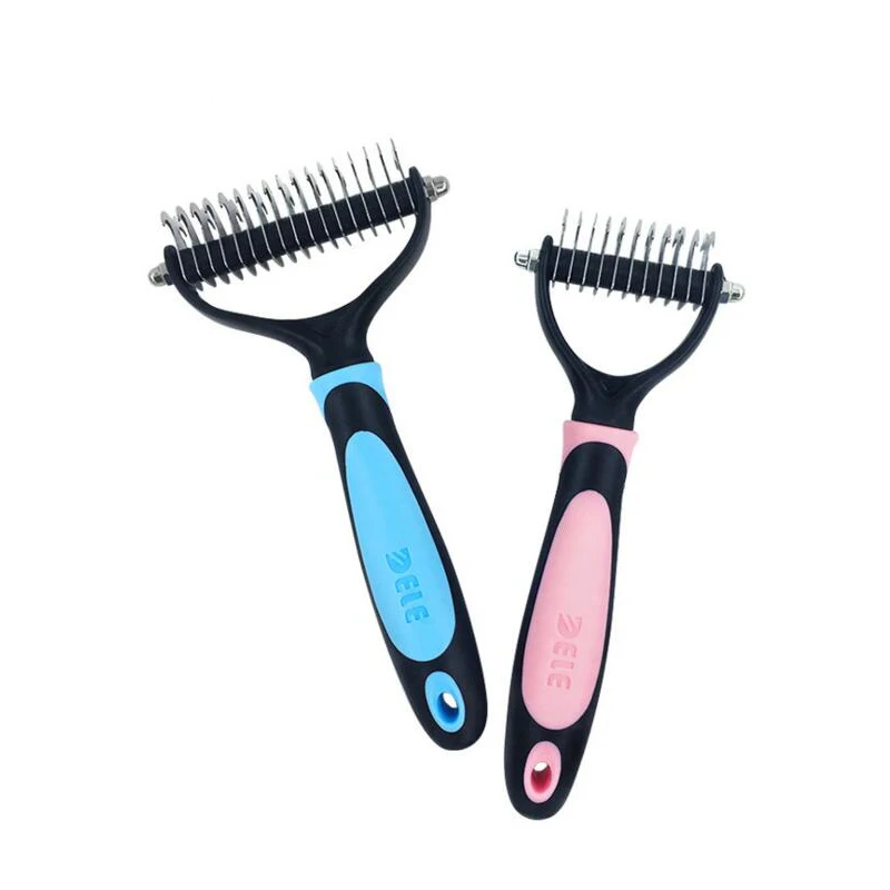 Fashion Dog Brush Combs Quick Open Hair Knot Cleaning Pet Hair Combs