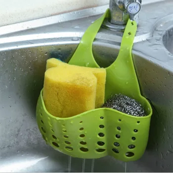 

New 1PC 12*22 cm Portable Home Kitchen Hanging Drain Bag Basket Bath Storage Tools Sink Household Practical Holder