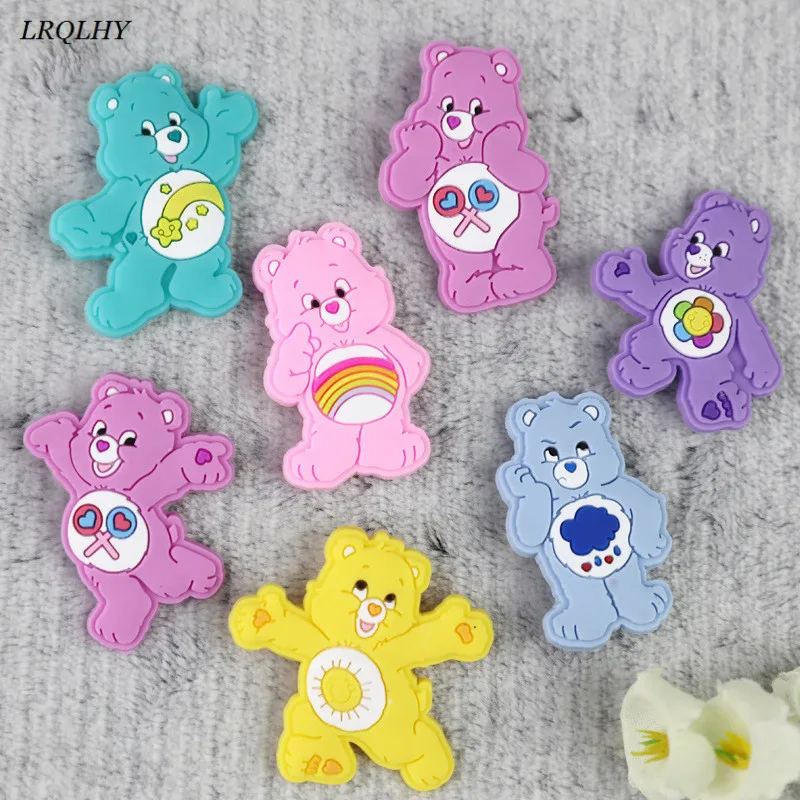 

fashion care bears broochs anime related badge pvc generous simple pins jewelry Clothing accessories cute gifts wholesale