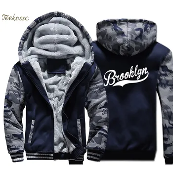 

New Arrival Hoodie Men Printed Hooded Sweatshirt 2020 Winter Thick Fleece Warm Zip up Camouflage Jacket Plus Size 4XL Brand Coat