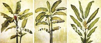 

3 panels frameless oil painiting home wall art canvas combination paintings Fresh Wall Paintings