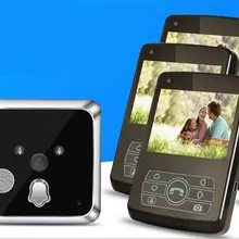 3,5 дюймов беспроводной видеодомофон 120 градусов глазок с широким углом обзора для просмотра