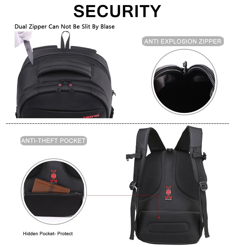 Los hombres y las mujeres mochila De Tigernu de la marca de gran capacidad de 17 pulgadas portátil mochila de los hombres de negocios casuales mochila bolsa mochila escolar Los hombres y las mujeres mochila De Tigernu de la marca de gran capacidad de 17 pulgadas portátil mochila de los hombres de negocios casuales mochila bolsa mochila escolar