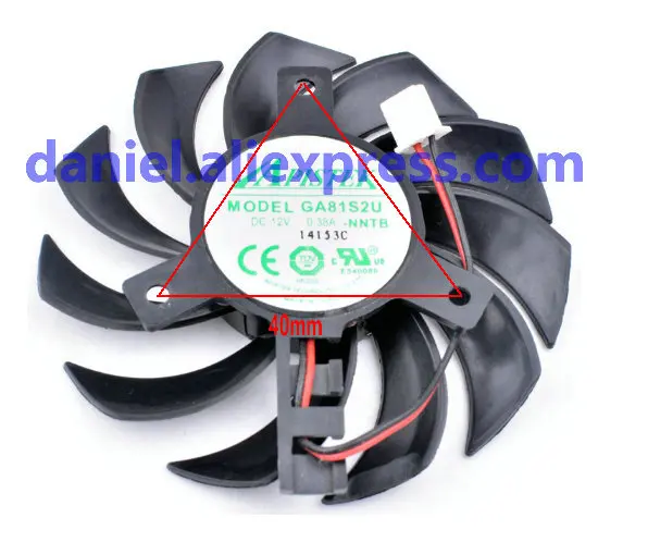 Горячая продажа рекомендации нового оригинального APISTEK GA81S2U 8015 12V охлаждающий вентилятор для дисплея 0.38A