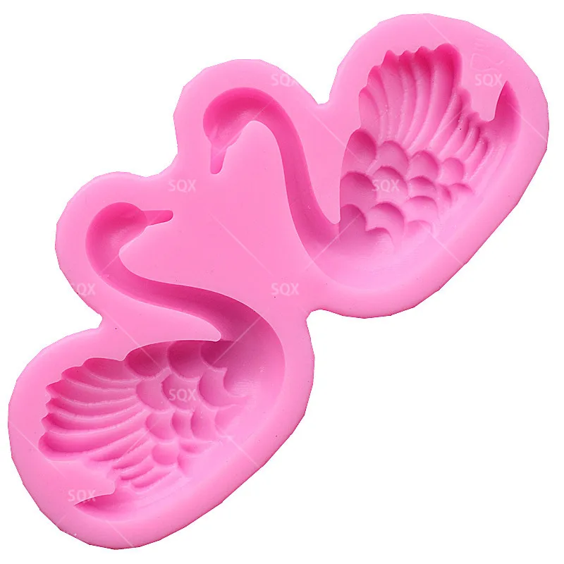 2 на лебедином шоколадных тортов силиконовая форма для помадки формы торта