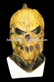 

Top quality 100% Latex Halloween Party Cosplay carnival costume latex masquerade ball horror pumkin mask Scary Ghost Mask