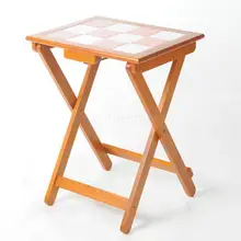 Solid Wood Folding Tables Simple Household Small Portable Small Square Table Training Folding To Table