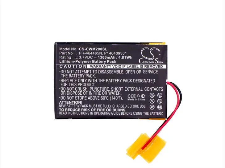 Cameron sino 1300 mAh Батарея для COWON M2 M2 16G M2 32G P140409301 PR-464465N MP3, MP4, аккумулятор pmp