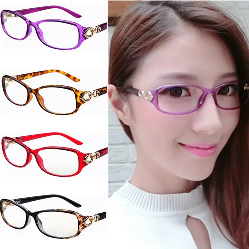 Buy New oval rectangle light weight women stylish flower eyeglasses frame