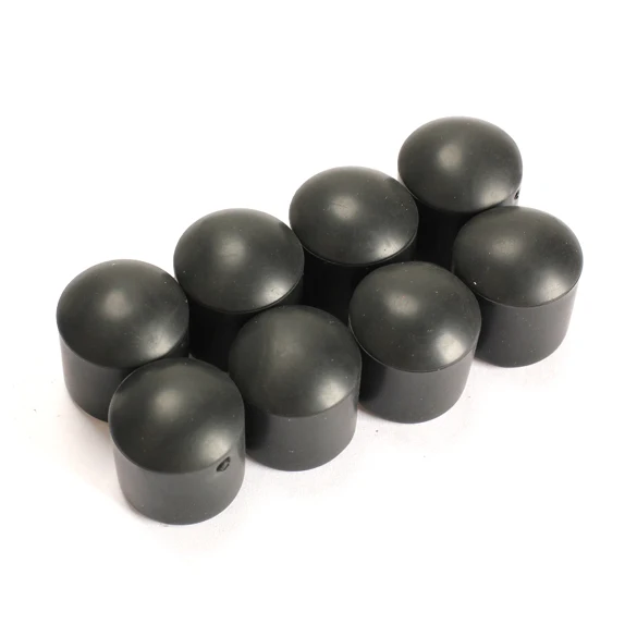 حار 8 قطعة أسرع 5/8 بوصة الأسود فووسبالل كرة القدم طاولة كرة قدم رود النهاية غطاء كاب HV99