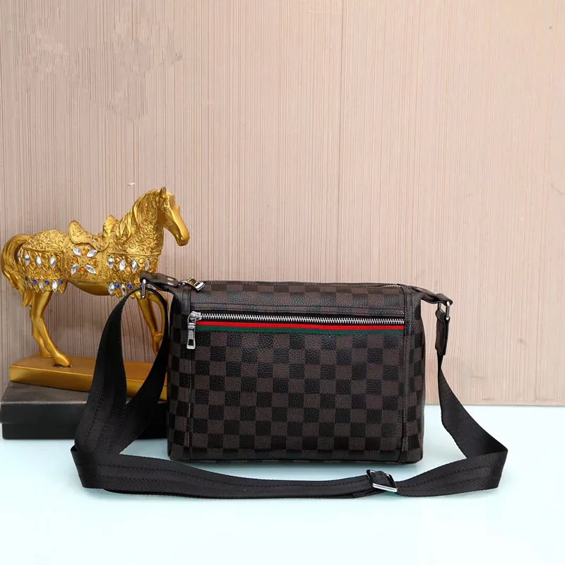 

Kaisiludi leather men's bag single-shoulder bag slant belt top layer cowhide men's fashion horizontal casual shoulder bag leisur