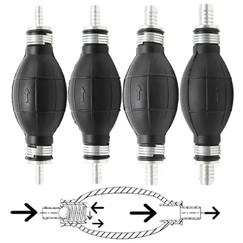 

New Fuel Line Pump Primer Bulb Hand Primer Gas Petrol Pumps Rubber And Aluminum
