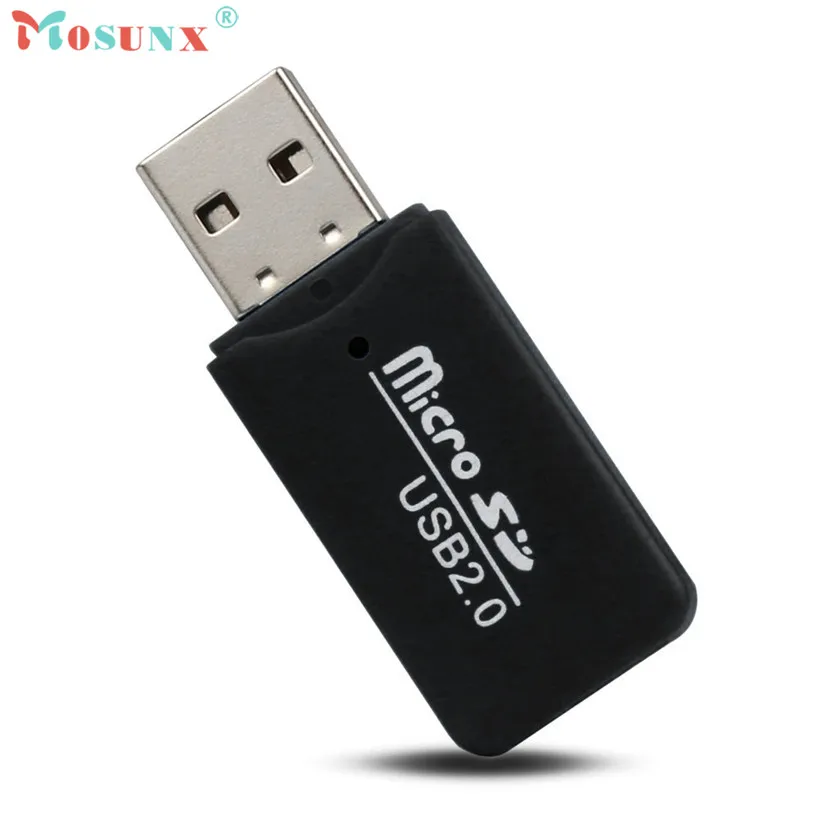 

Mosunx Advanced Memory Card Reader Mini Adapter high quality USB 2.0 SD SDHC TF Flash For Laptop 2017 1PC