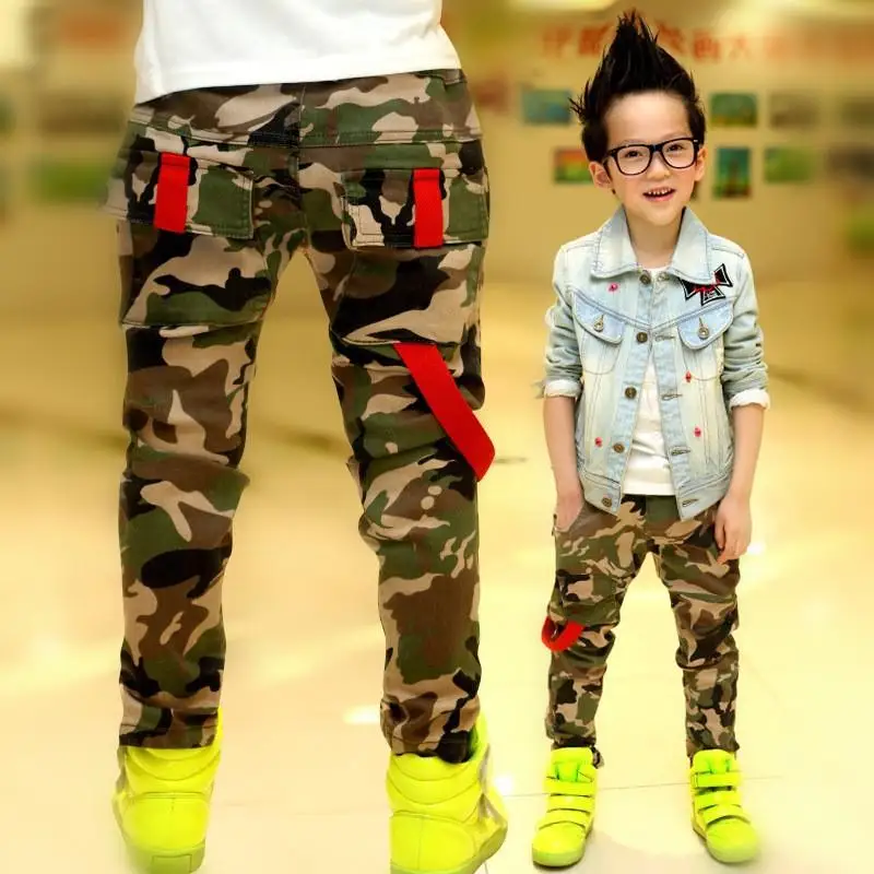 2017 Teens Boys Jeans For Boy Camouflage Baby Boy Clothes Jeans Pants