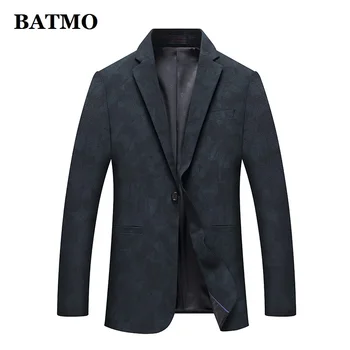

Batmo 2019 new arrival high quality printed casual thin blazer men ,men's jackets ,plus-size M-3XL 6643