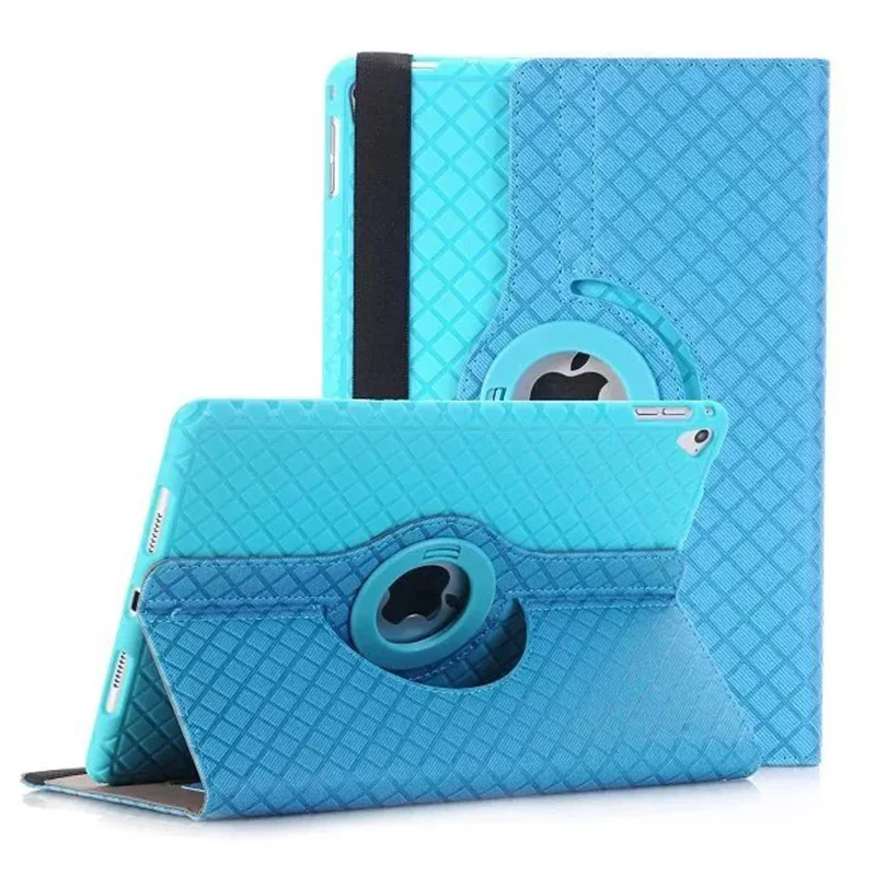 עבור אפל iPad אוויר קייס סגנון ספר 360 הסיבוב PU עור + TPU מקרי עור מגן עבור iPad 5 כיסוי עם כרטיס מחזיק