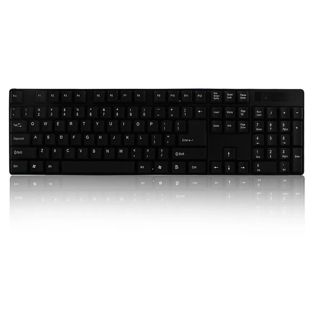 CHYI Enghlish Wireless Keyboard And Mouse Combo Ergonomics USB Gaming PC Keypad And Mice For Laptop Notebook Games