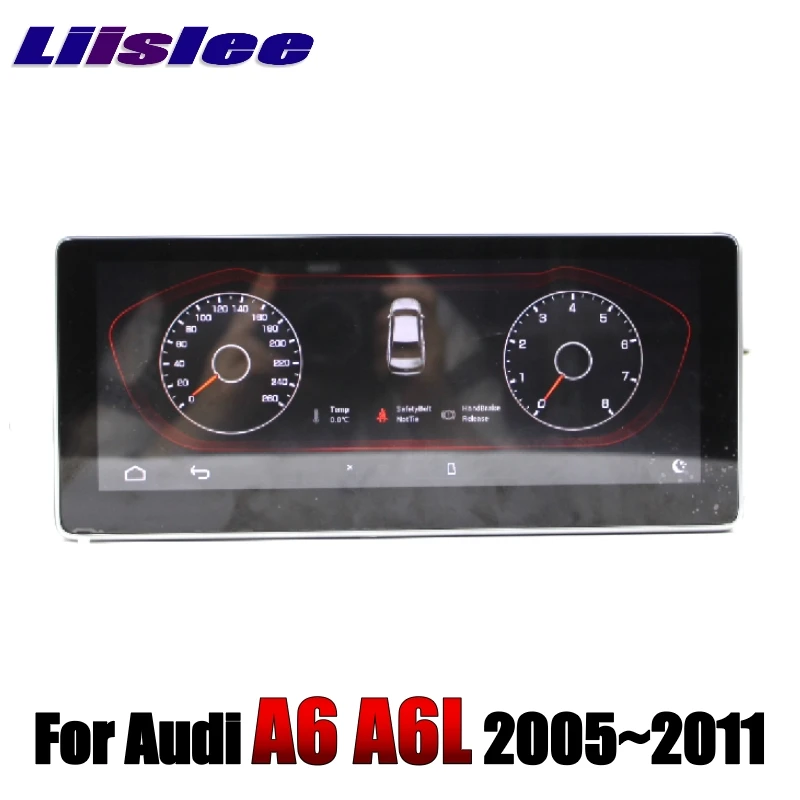 Liislee Car Multimedia Player NAVI For Audi A6 A6L 2005~2011 Original Car System 10.25 inch Radio Stereo GPS Screen Navigation 7
