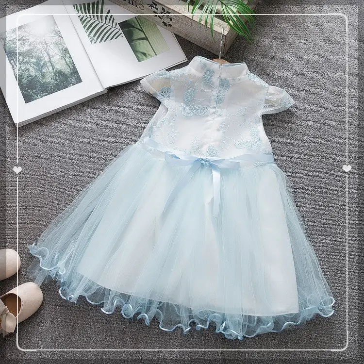 Новинка; vestido infantil; детское платье; летнее платье с вышивкой; платье принцессы без рукавов с бабочкой для маленьких девочек; праздничное платье; подарок