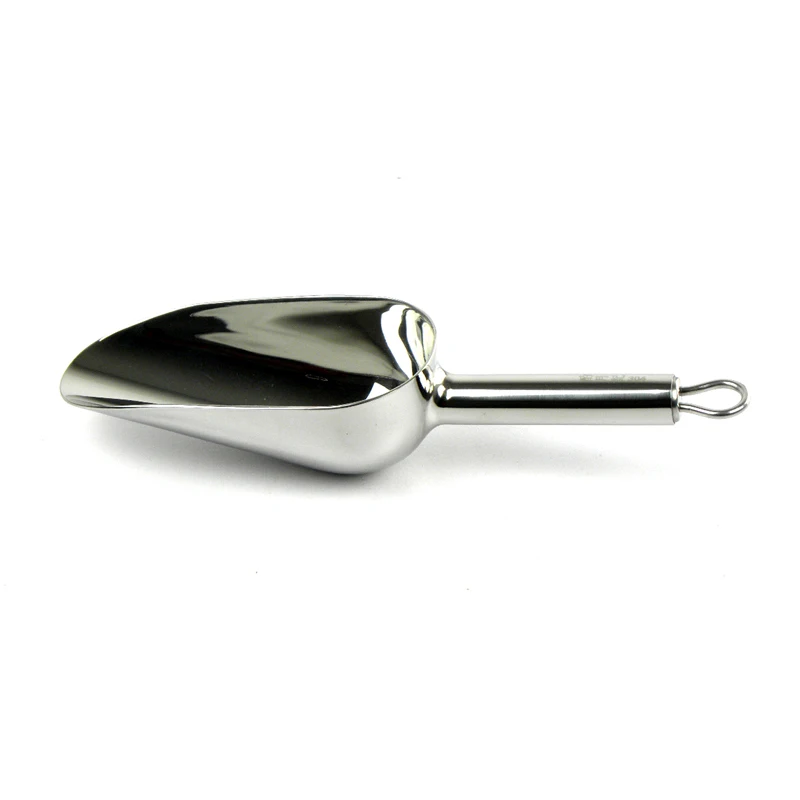 stainless steel ice cube shovel