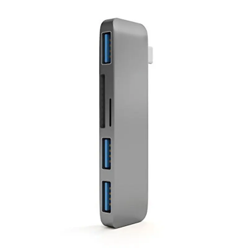 EASYA 5-в-1 Thunderbolt 3 адаптер USB C концентратор с устройство для чтения карт SD TF слот 3,0 Порты и разъёмы для MacBook Pro/Air Тип-C