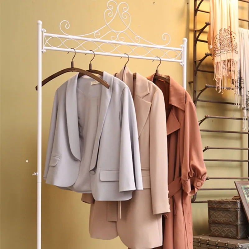 

Modern Style Clothes Rack Hanging Clothing Combination Hanger Stand Garment Storage Shelf Iron Clothes Display Stand