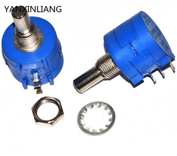 

2PCS 3590S 10K 3590S-2-103L 10k Ohm 10 Turn Variable Resistor Potentiometer