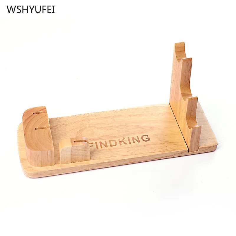 Direct selling wood knife rack oak racks home kitchen supplies kitchen knife rack ventilation mold knife seat cutter storage - Цвет: Log color knife hold