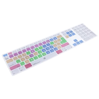 

For Apple Keyboard Cover Avid Pro Tools Hot Keys Shortcut Keyboard With Numeric Keypad Wired Usb For Imac G6 Desktop Pc Wired