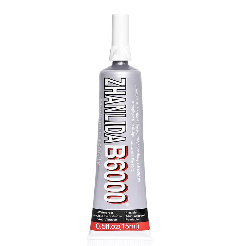 

30Pcs Liquid 15ML B6000 Glue Super Adhesive Transparent LCD School Epoxy Resin Leather Wood Metal Rubber Textile Paper b7000 bts