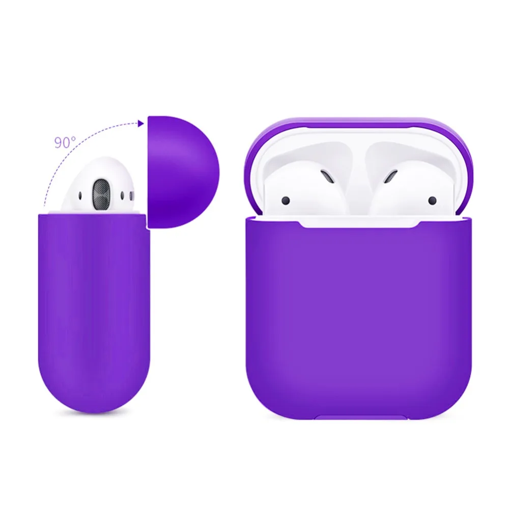 Soft Silicone Case for Airpods Protector Sleeve Transparent Ultra Thin Cover Shockproof Pouch for Apple Air Pods Earphone