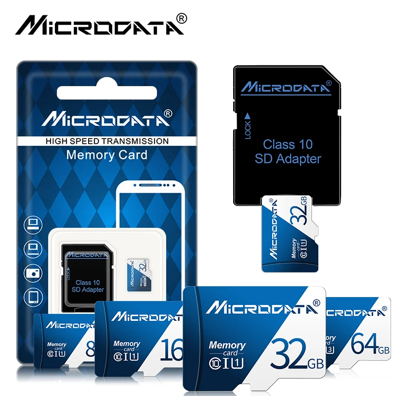 Карты Micro SD класса 10 SDHC/SDXC 64 ГБ 32 ГБ 16 ГБ 8 ГБ 4 ГБ 256 ГБ карты памяти флэш C10 tf карты для телефона планшета