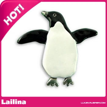 

Enamel Penguin Brooch Pin 50mm Free Shipping