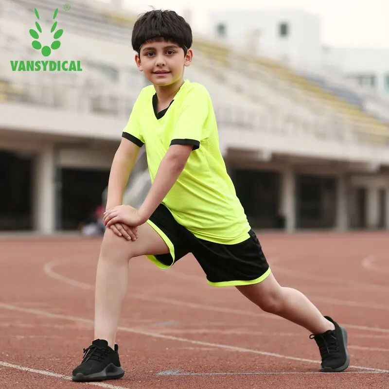 

Boy's Basketball Football Jerseys Sets Summer Sports Suits V-neck short sleeves+Shorts Sportswear Outdoor Games Training Clothes