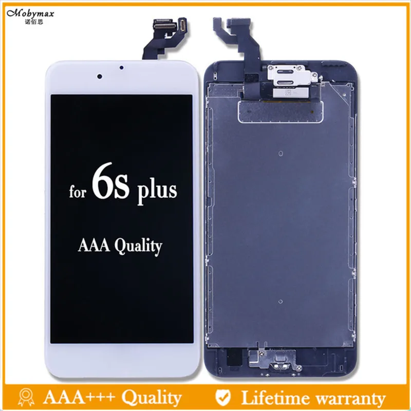 

For iPhone 6 6S plus + Display Full LCD Screen Display 3D Touch Digitizer Assembly with speaker+camera+sensor flex+home button