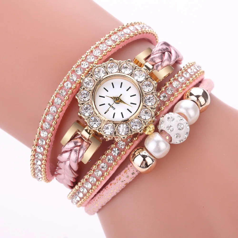 Модные брендовые новые часы женские Популярные кварцевые часы с цветком роскошные часы с браслетом для женщин наручные часы с драгоценным камнем bayan saat 999