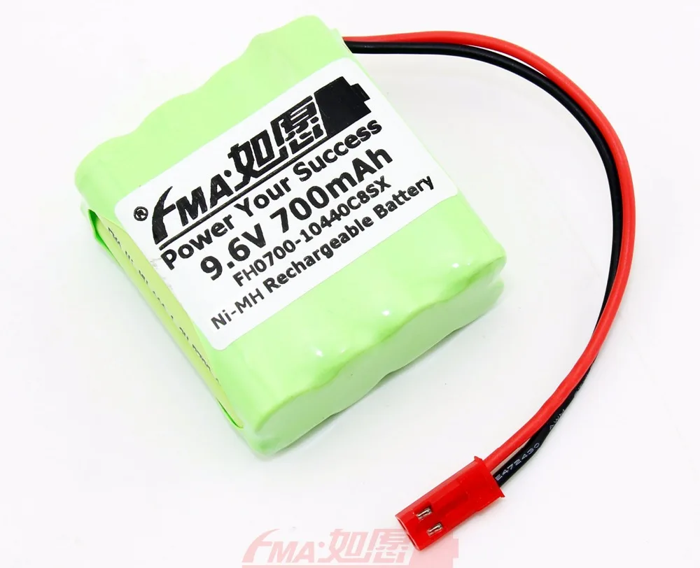 Ni MH Rechargeable battery 9.6V 700mAh For Model toys airplane RC racing car Remote Controlled