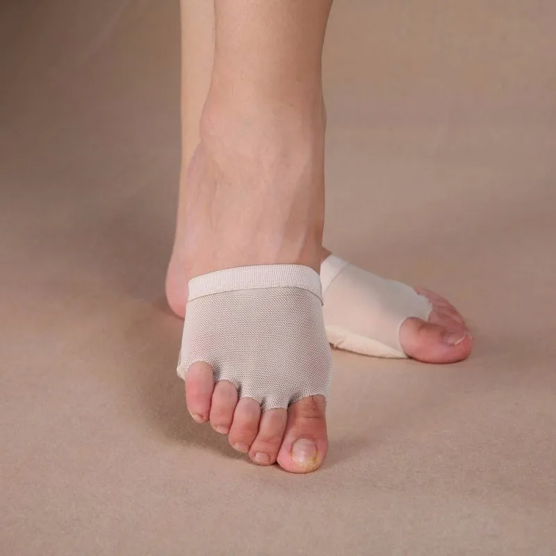 Носком киста Уход за ногами живота Балетные костюмы танец ног стринги Toe Pad Практика Обувь плюсневой стопы половина защиты ног