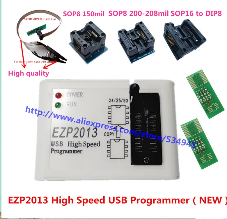 3 шт. sop8 sop16 К dip8 адаптер IC Разъем для CH341A EZP2010/2013/ RT809H/RT809F minipro TL866CS/A TL866II плюс программист