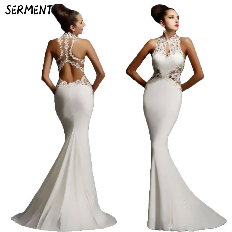 

Free shipping Amazon New Sexy Sleeveless Sequin Dress Long Skirt Ebay AliExpress Explosion Models Slim Backless Evening Dress