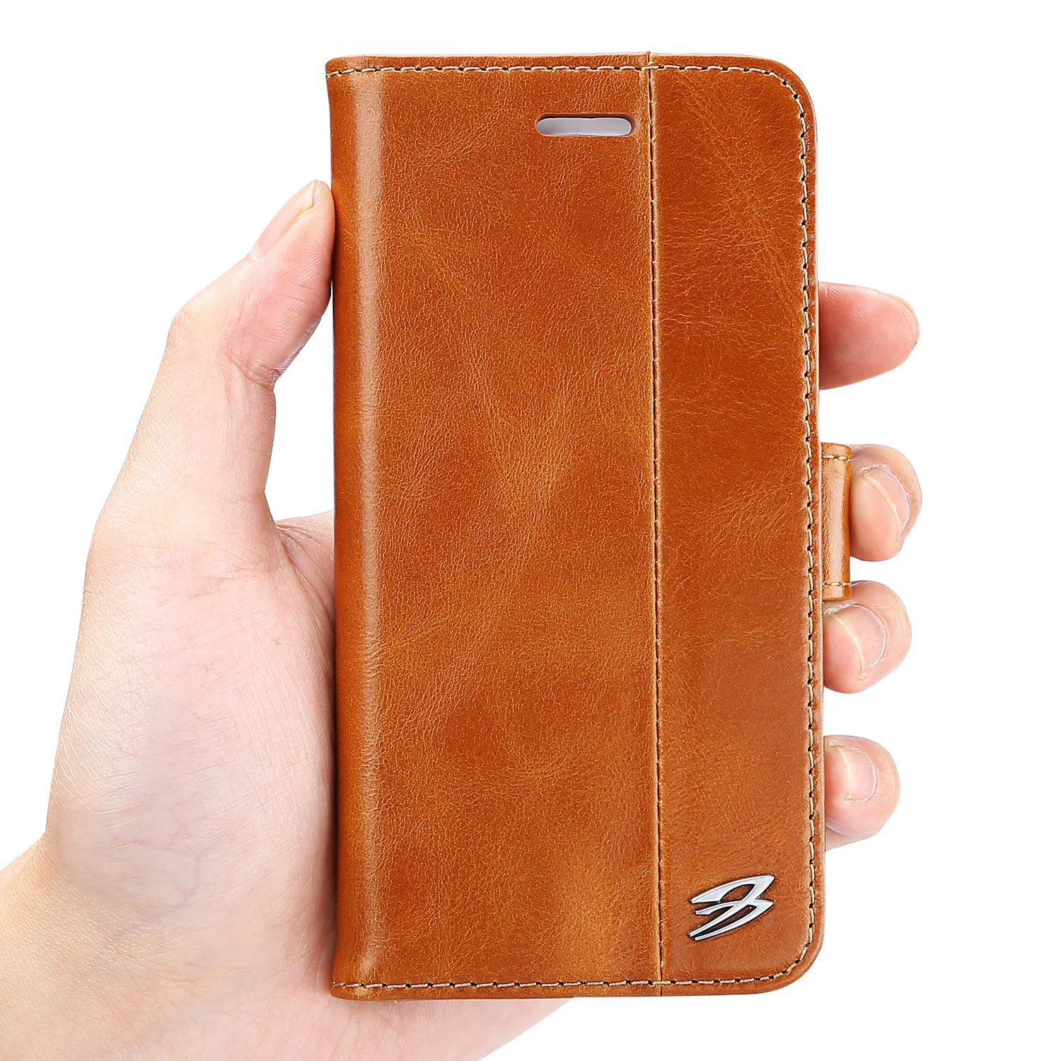 Top Quality First Layer Cowhide Genuine Leather Cover Magnetic Wallet top-quality-first-layer-cowhide-genuine-leather-cover-magnetic-wallet