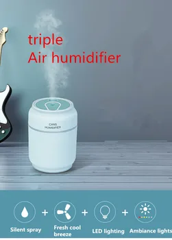 

The new 2018 creative cans humidifier home desktop ultrasonic mini USB small air humidifier lamp fan