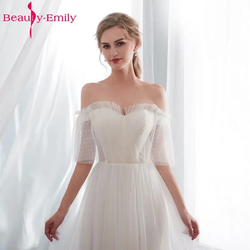 Beauty Emily White Lace Formal Evening Dresses 2018 long Plus Size A-Line Evening Party Dresses Floor-Length Prom Dress Elegant Beauty Emily White Lace Formal Evening Dresses 2018 long Plus Size A-Line Evening Party Dresses Floor-Length Prom Dress Elegant
