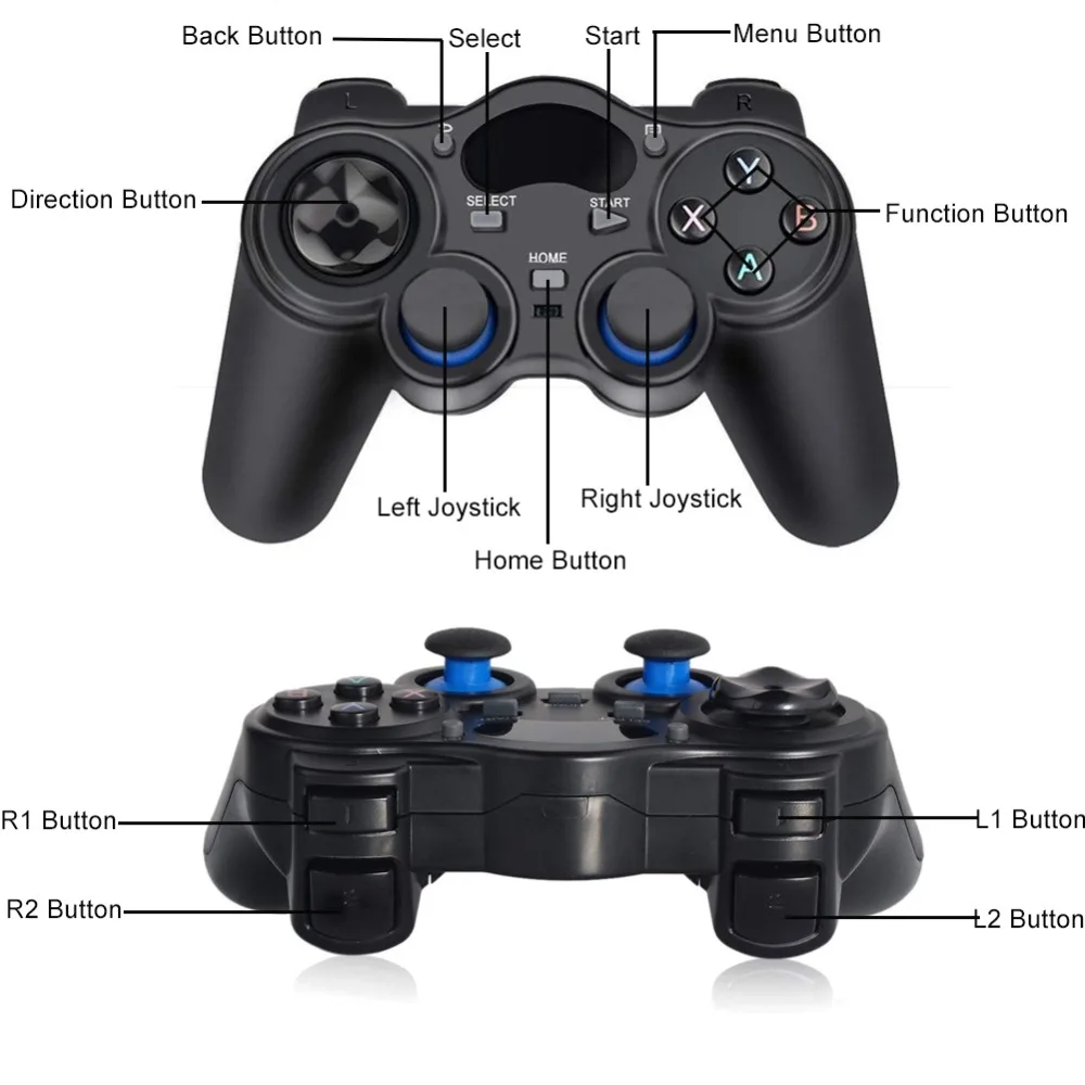 2.4 G Controller Gamepad Android Wireless Joystick Joypad with OTG Converter For PS3/Smart Phone For Tablet PC Smart TV Box 2.4 G Controller Gamepad Android Wireless Joystick Joypad with OTG Converter For PS3/Smart Phone For Tablet PC Smart TV Box