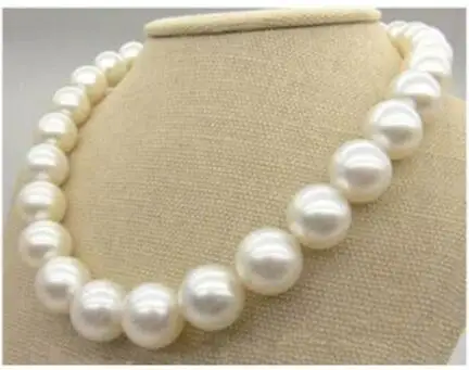 

collection natural pearl necklace round giant 13-16mm class light genuine fine jewelry 18inch