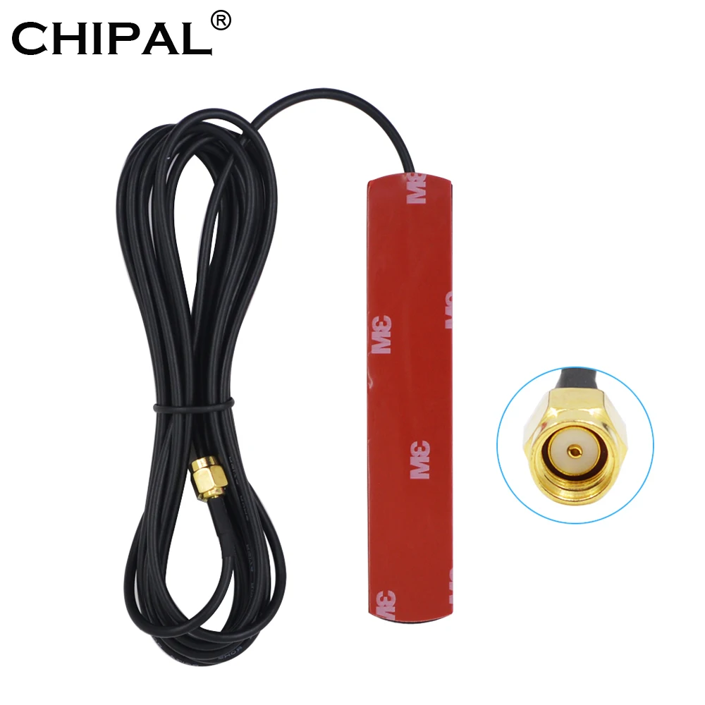 GSM антенна Dlenp 2dbi/3dbi патч Антенна RP-SMA разъем Gsm антенна для модема RG174 с кабелем длиной 2,5 м